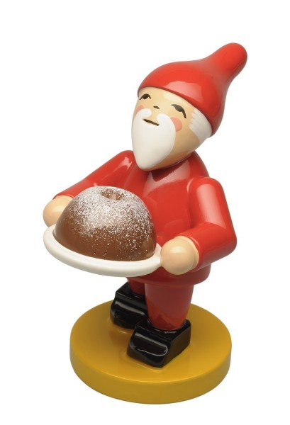 Gnome with cake