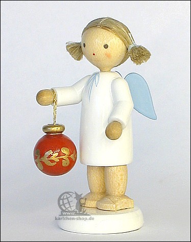 Angel with Christmas bauble