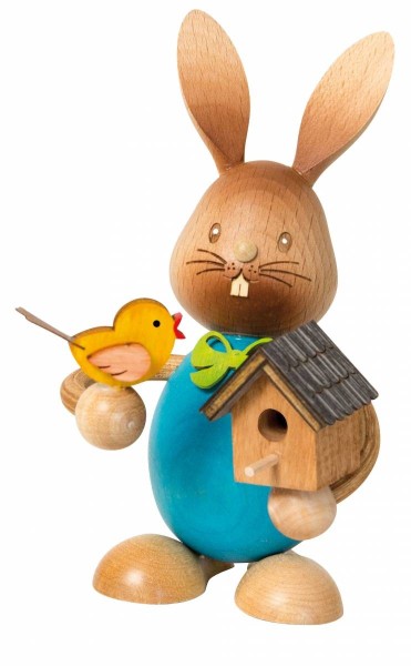 Bunny Stupsi with Birdhouse