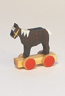 little horse on a wheel board