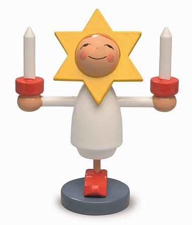 star child with candles