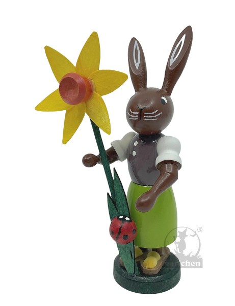 Bunny with Daffodil