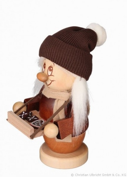 Dwarf toy peddler girl - Smoking Man