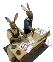 Vorschau: Schulbank mit Hasenjungs Vorschau: Schulbank mit Hasenjungs