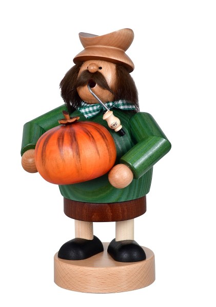 Autumn man with pumpkin - Incense Smoker