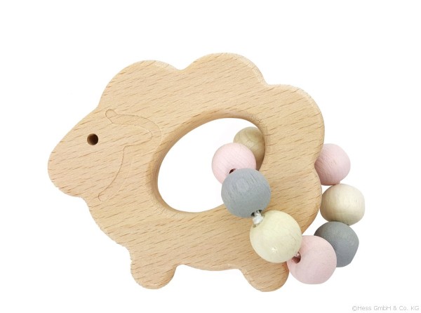 Wooden Clutching Toy Sheep