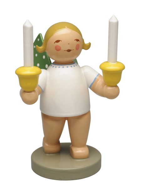 Engel mit zwei Kerzen