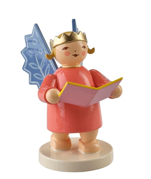 Angel wearing Crown, with Book
