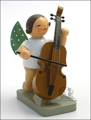 Angel with double bass