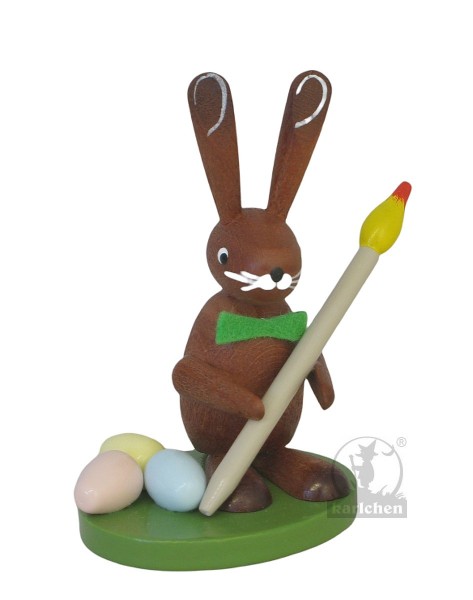 Easter bunny with brush