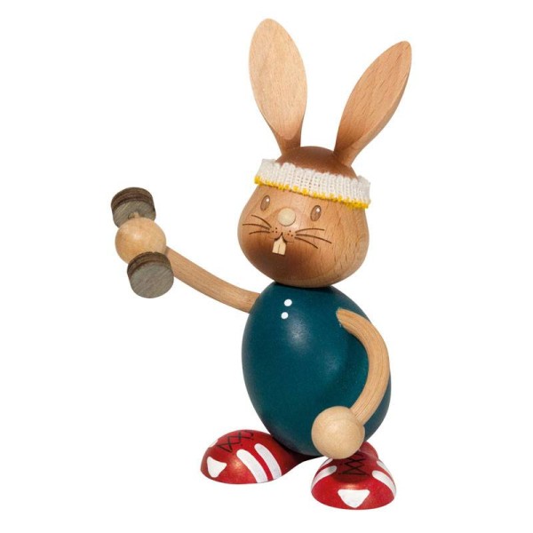 Hase Stupsi als Sportler