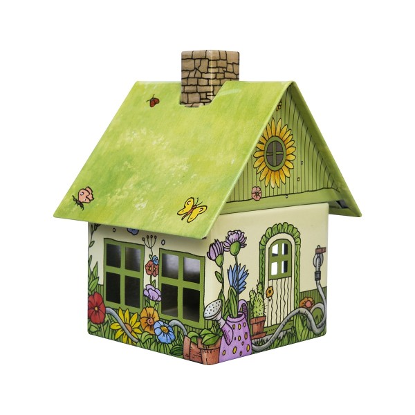 Räucherhaus aus Metall | Blumenmeer