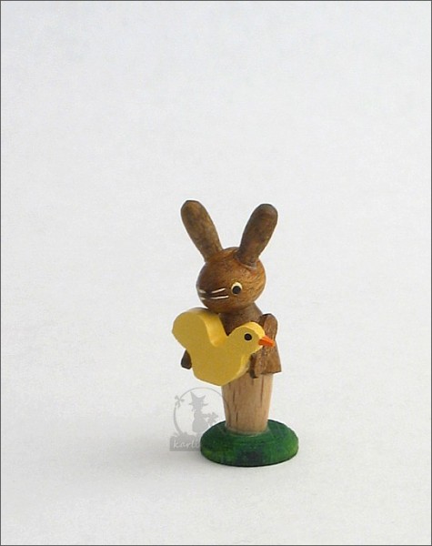 Easter bunny with chick / 2,7 cm