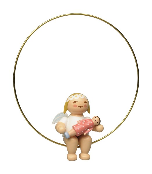 Christmas tree angel in ring with doll | Pre-order possible