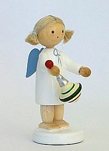 Angel with spinning top