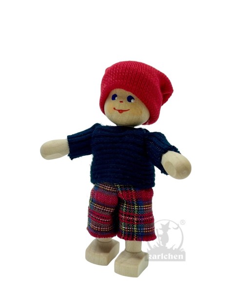 Boy with red beanie
