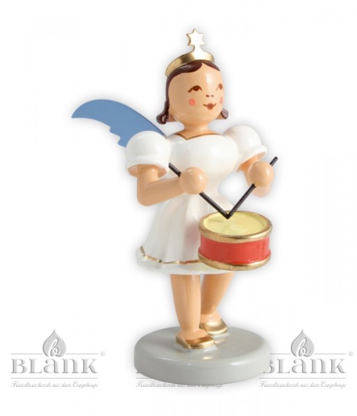 Angel with Drum, coloured