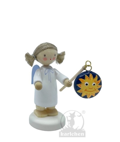 Angel with sun lantern