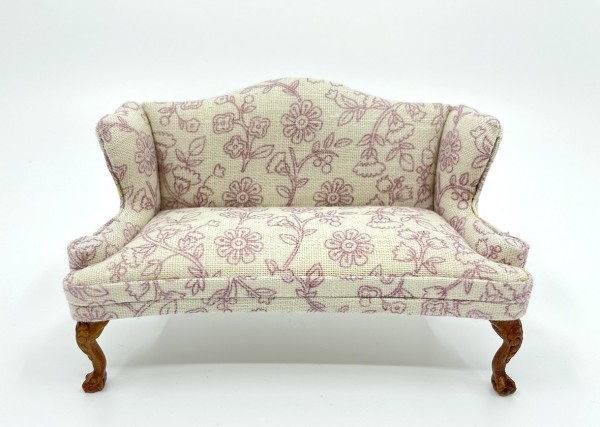 Sofa with flowers
