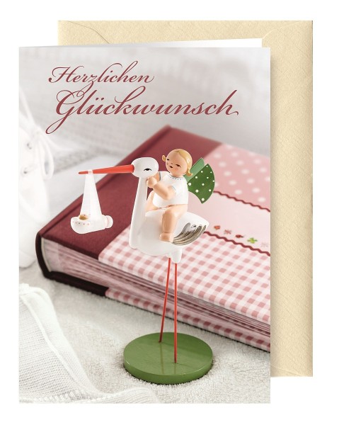 Greeting Card "Geburt Maedchen"