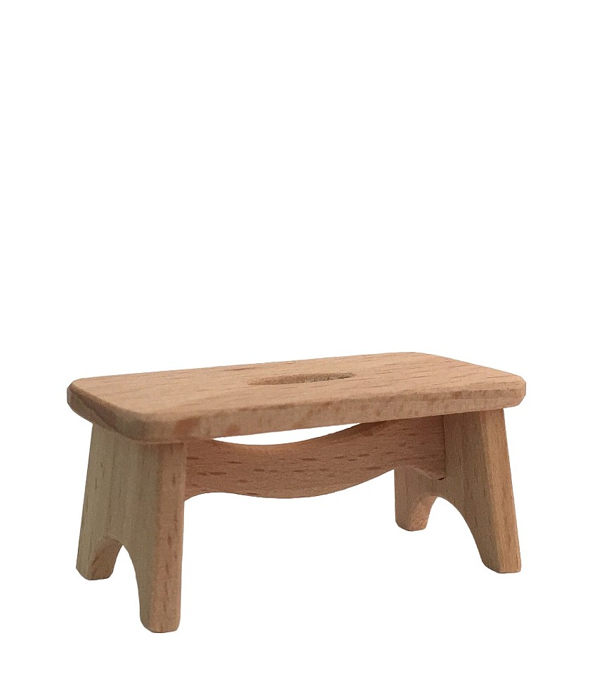 Miniatur Fußbank aus Holz