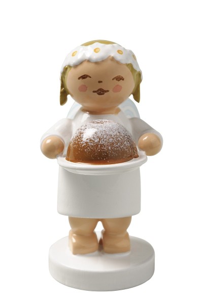 Goodwill angel with cake