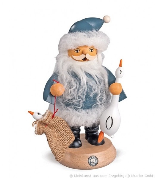 Nordic Santa mit Gans - Räuchermann