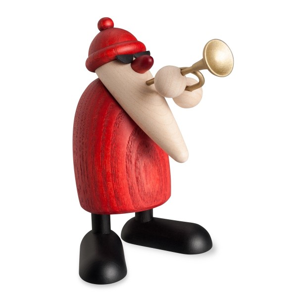 Santa Claus with trumpet