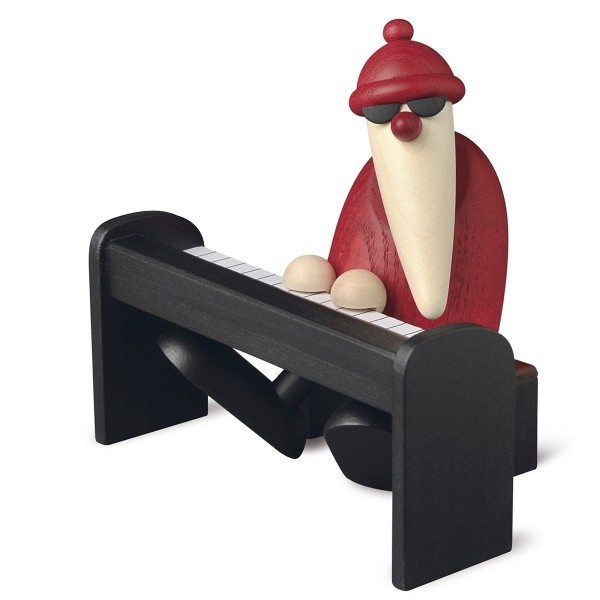 Santa Claus at the piano