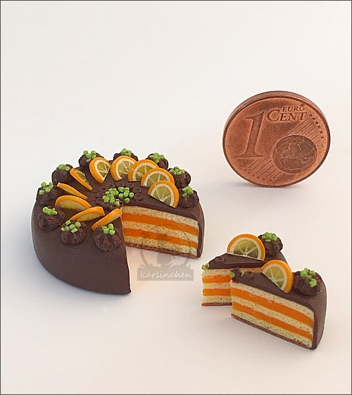 Schoko-Orangen-Torte