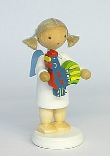 Engel mit polnischem Spielzeughahn