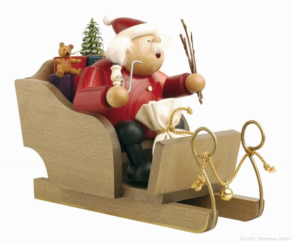 Santa with sledge - Incense Smoker