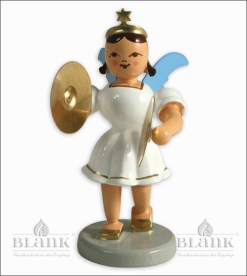 Angel with Cymbals, coloured