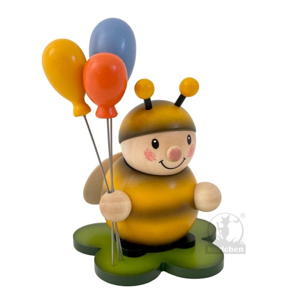 Bumblebee with balloons