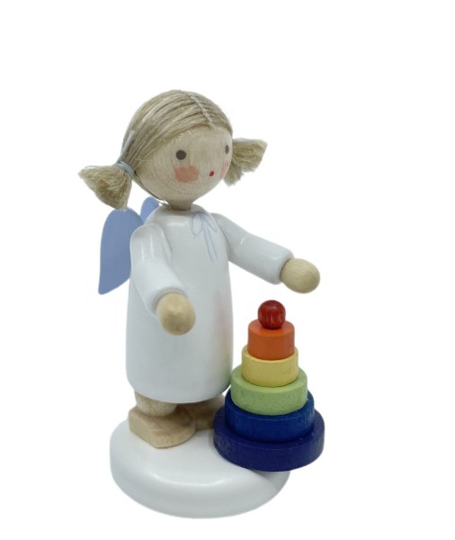Angel with plug-in tower