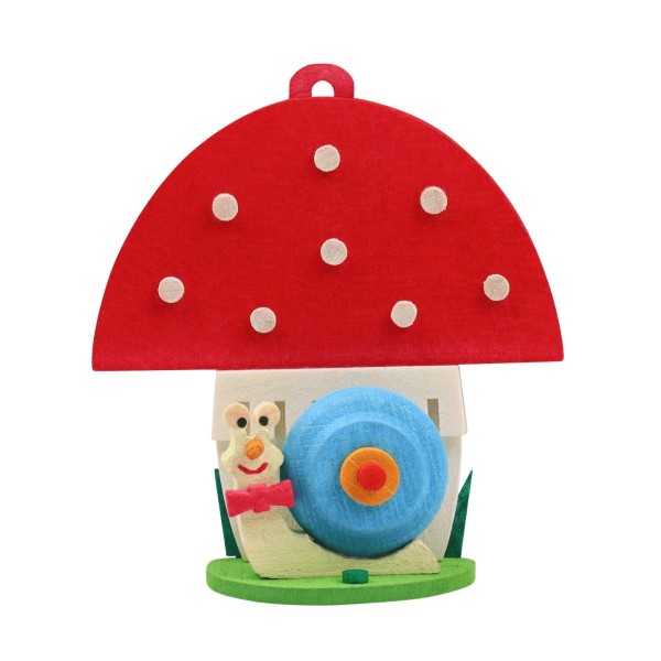 Fly agaric with snail - Ornament
