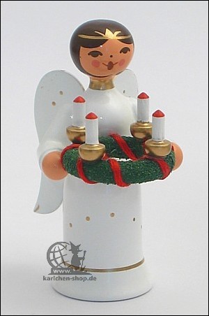 Angel with Advent wreath
