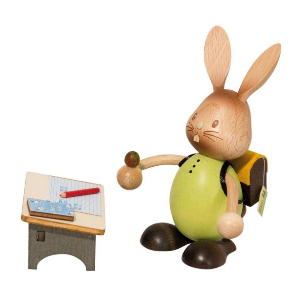 Hase Stupsi an der Schulbank | Bummelschüler