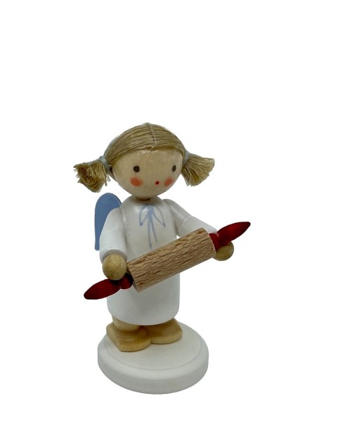 Angel with rolling pin