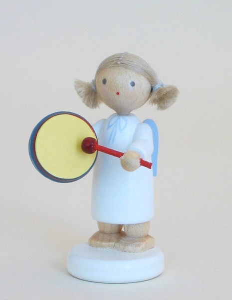 Flade angel with tambourine