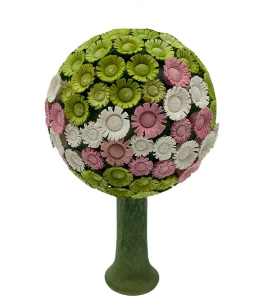 Blütenbaum, grün-pastell | 8 cm