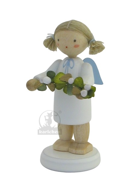 Angel with mistletoe