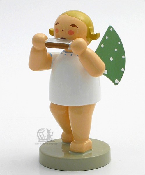 Engel mit Mundharmonika