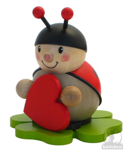Ladybug with heart