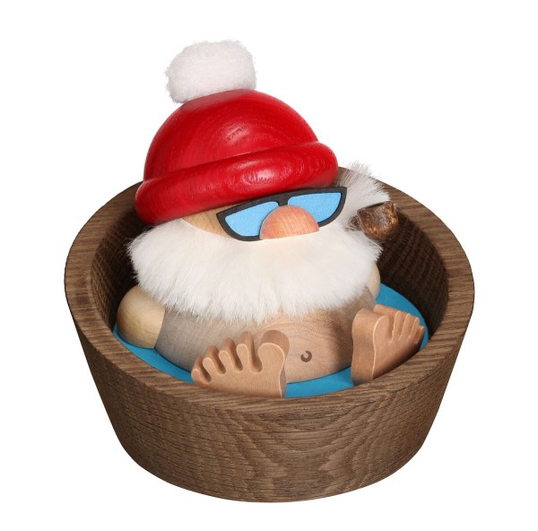 Santa Claus "Karl" in the pool - Incense Smoker