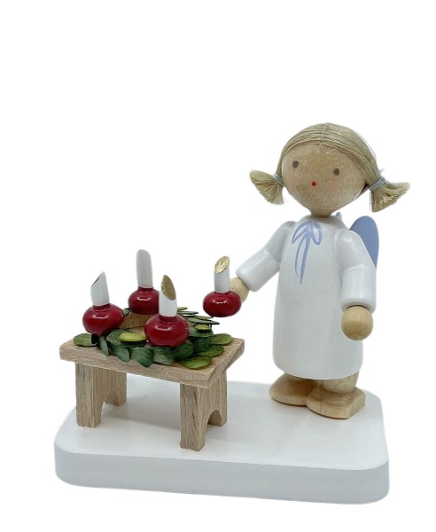 Angel with advent wreath