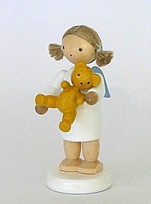 Angel with teddy