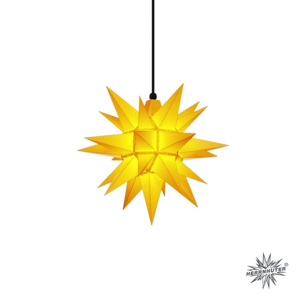 Herrnhuter® Stern Kunststoff für aussen und innen | gelb