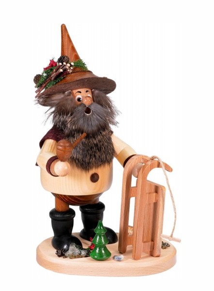 Dwarf with sleigh - Incense Smoker