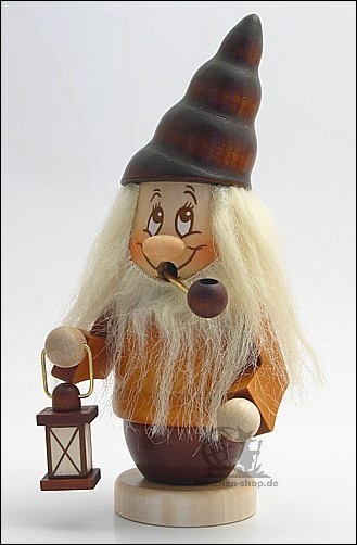 Dwarf with Lantern - Smoking Man